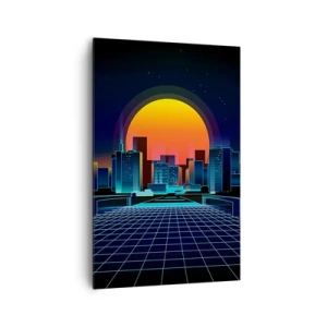 Lærredstryk - Billede på lærred - Vil du stadig gerne komme til den ægte vare? - 80x120 cm