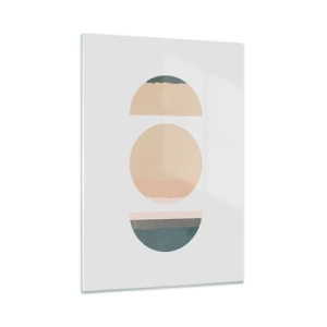 Billede på glas - Hjul for hjul - 50x70 cm