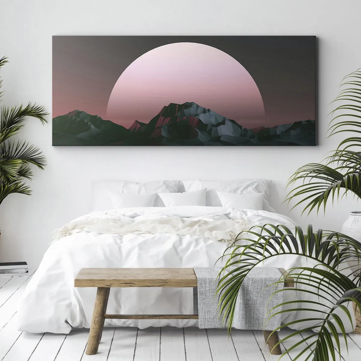 Lærredstryk - Billede på lærred - I en nabogalakse - 140x50 cm