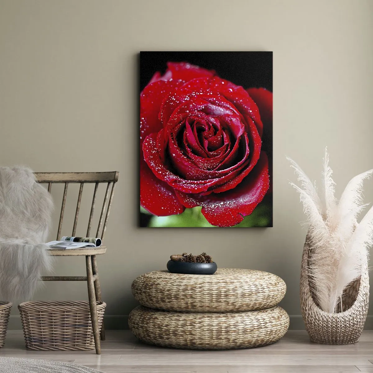 Lærredstryk - Billede på lærred - Det er kærlighed - 50x70 cm