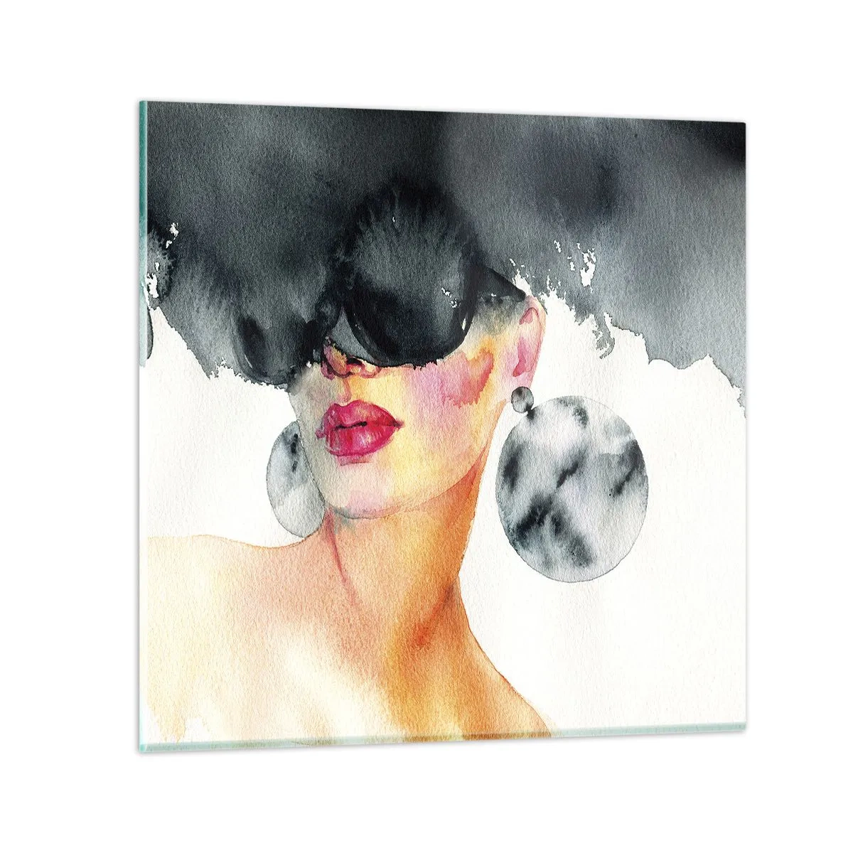 Billede på glas - Hemmeligheden bag elegance - 30x30 cm