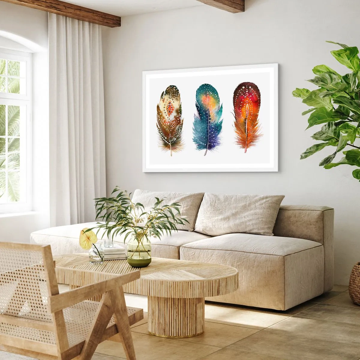 Plakat i hvid ramme - Ritualer, ordinancer, mysterier - 100x70 cm