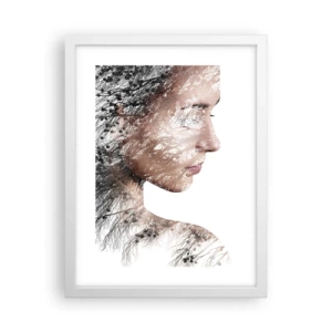 Plakat i hvid ramme - Skovens ånd - 30x40 cm