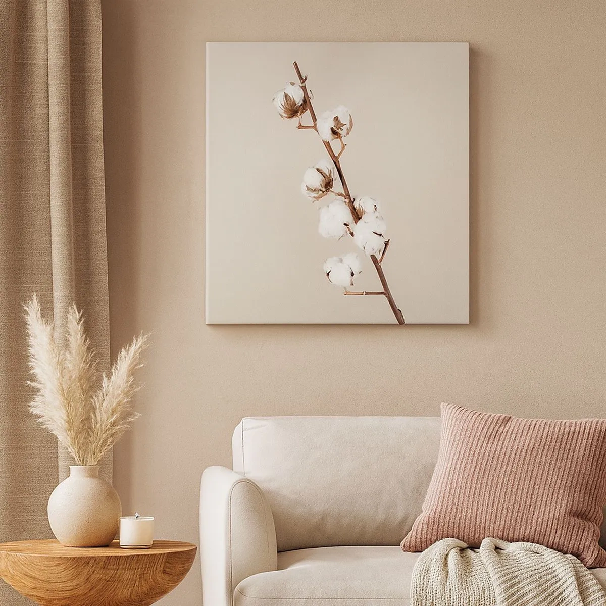 Lærredstryk - Billede på lærred - Ved kilden til blødhed - 30x30 cm