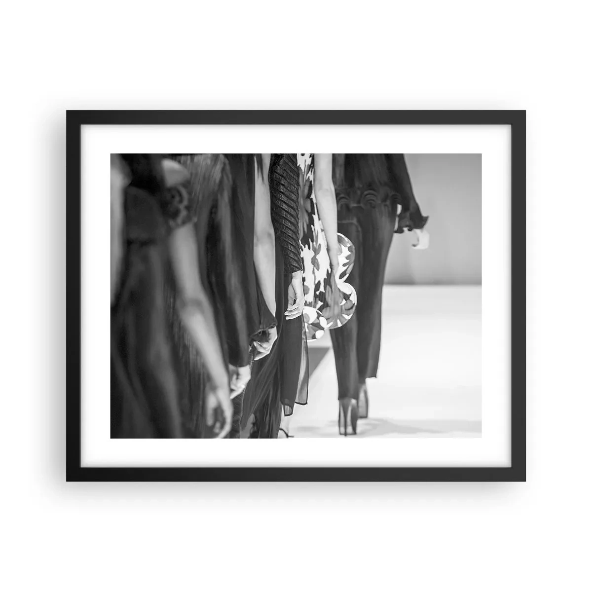 Plakat i sort ramme - En stilfuld parade - 50x40 cm