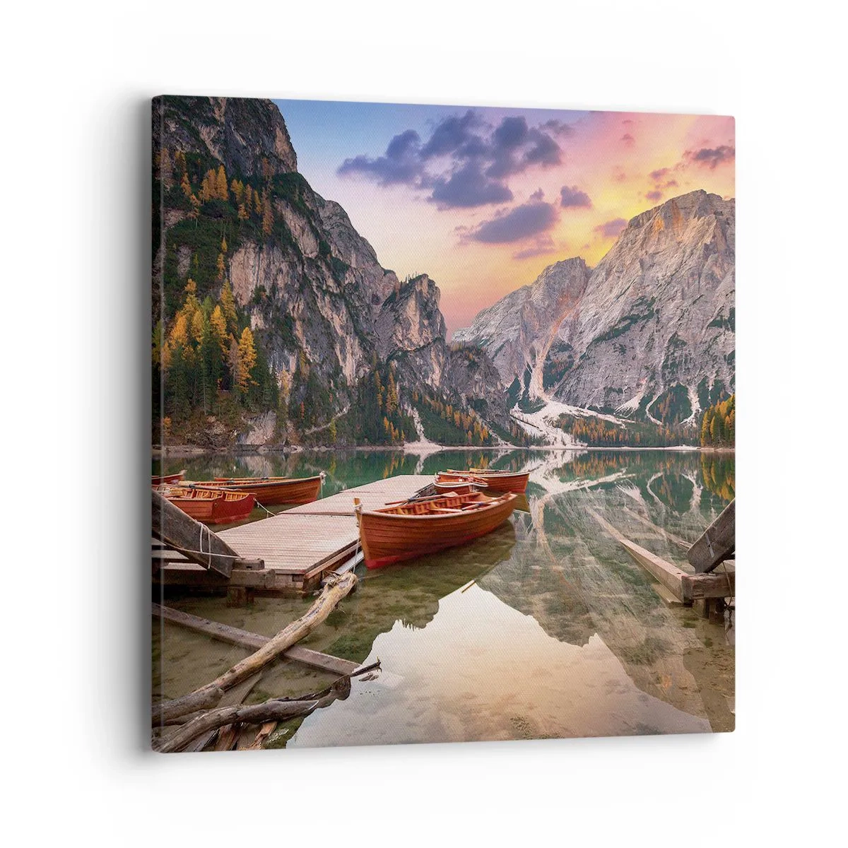 Lærredstryk - Billede på lærred - Dagens løfte - 40x40 cm