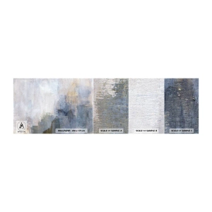Fototapet Prøve Standard Eco - Farvetoner og akkorder - Abstraktion, Stykke, Maleri - 100x30 cm