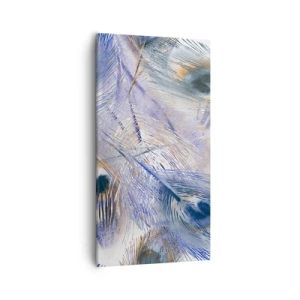 Lærredstryk - Billede på lærred - Påfugl sammensætning - 55x100 cm