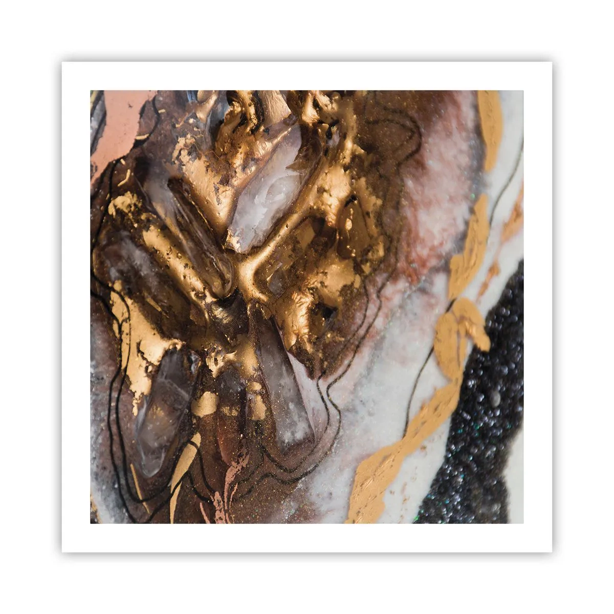 Plakat - Jord element - 60x60 cm
