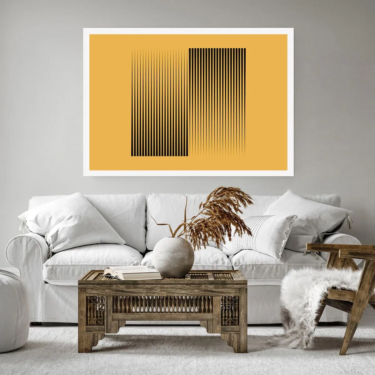 Plakat - Modsætningernes kvadrat - 70x50 cm