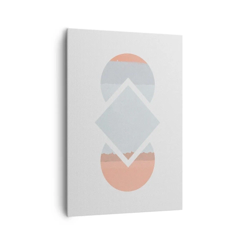 Lærredstryk - Billede på lærred - Situationen er klar - 70x100 cm