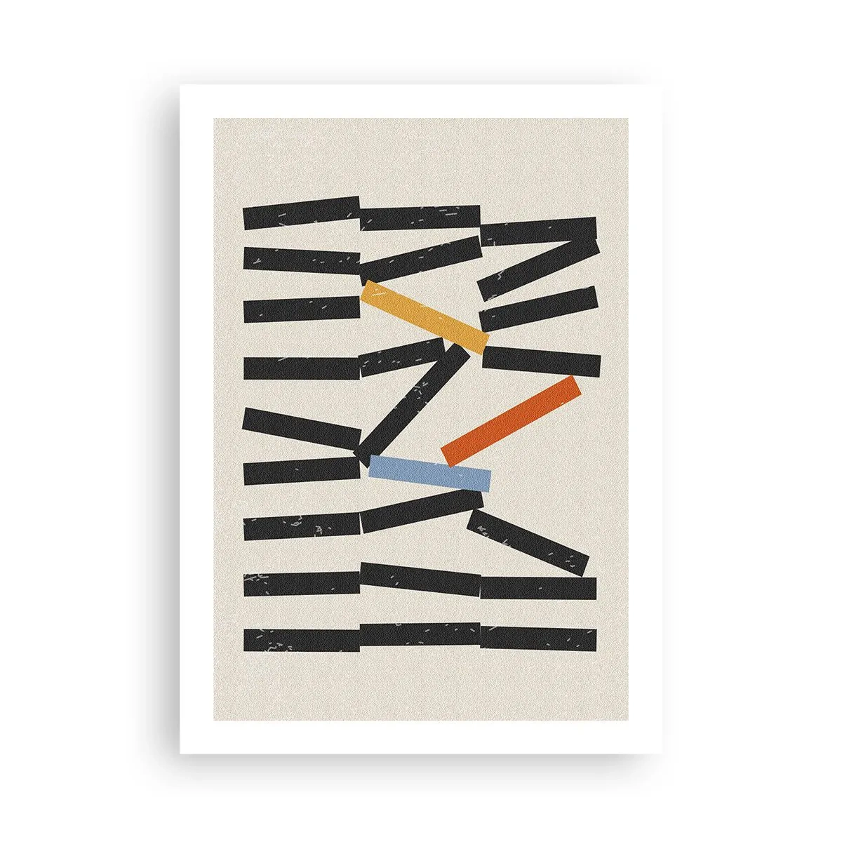 Plakat - Dominoer - komposition - 50x70 cm