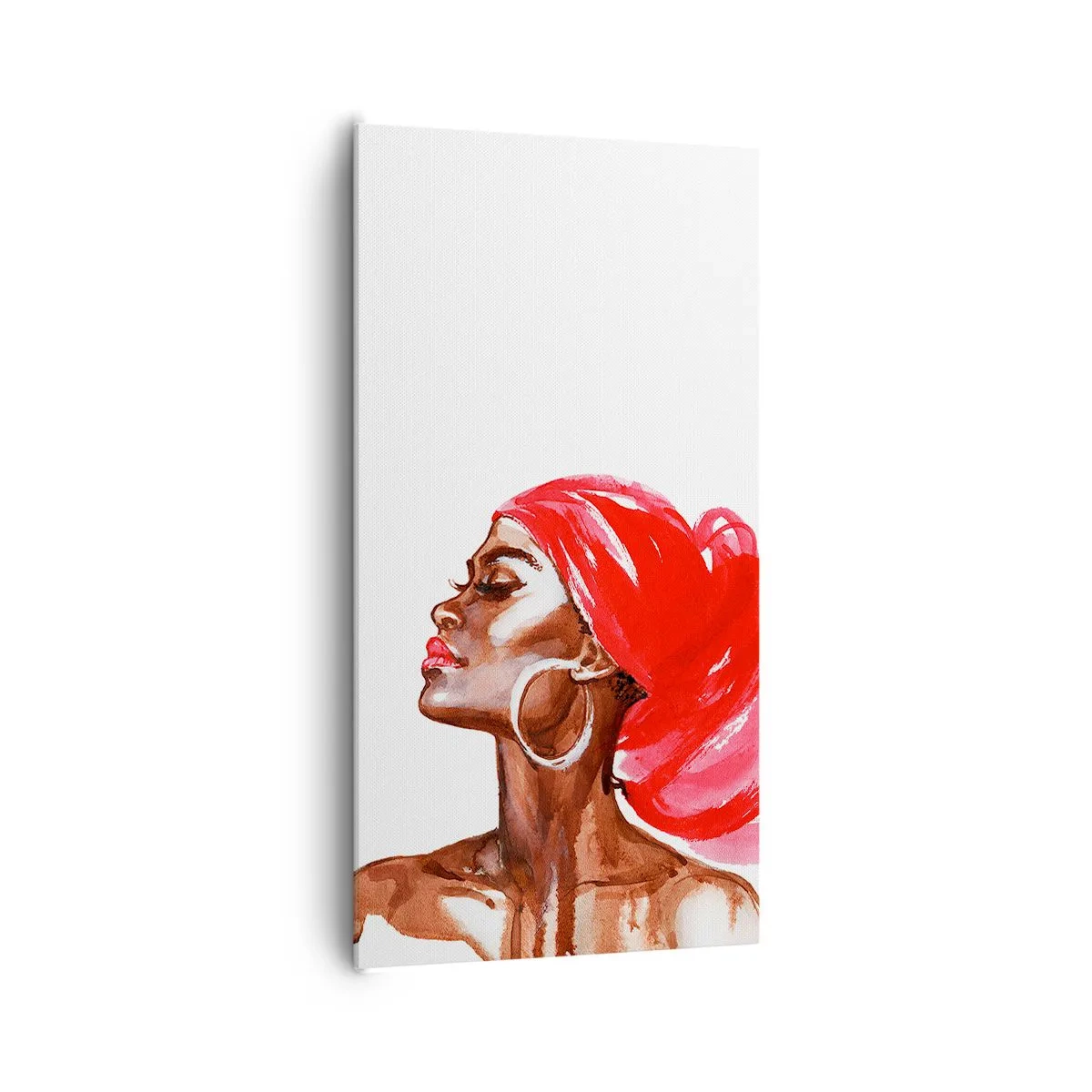 Lærredstryk - Billede på lærred - "Der er en vind, der blæser en mands næsebor op". - 65x120 cm