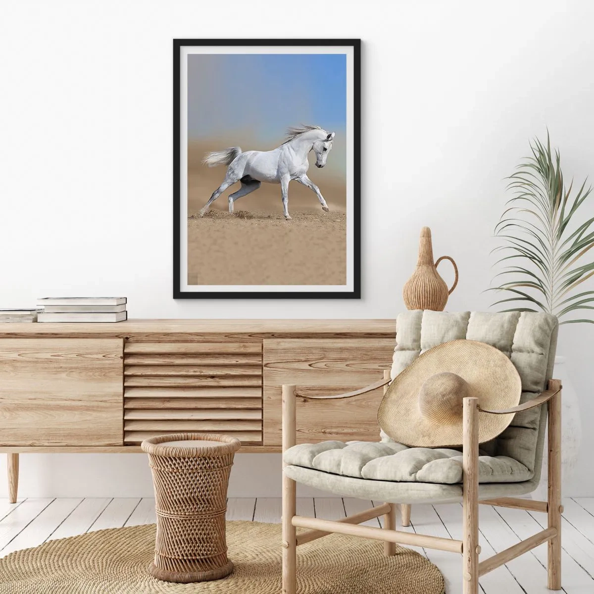 Plakat i sort ramme - Den smukkeste arabiske fortælling - 30x40 cm