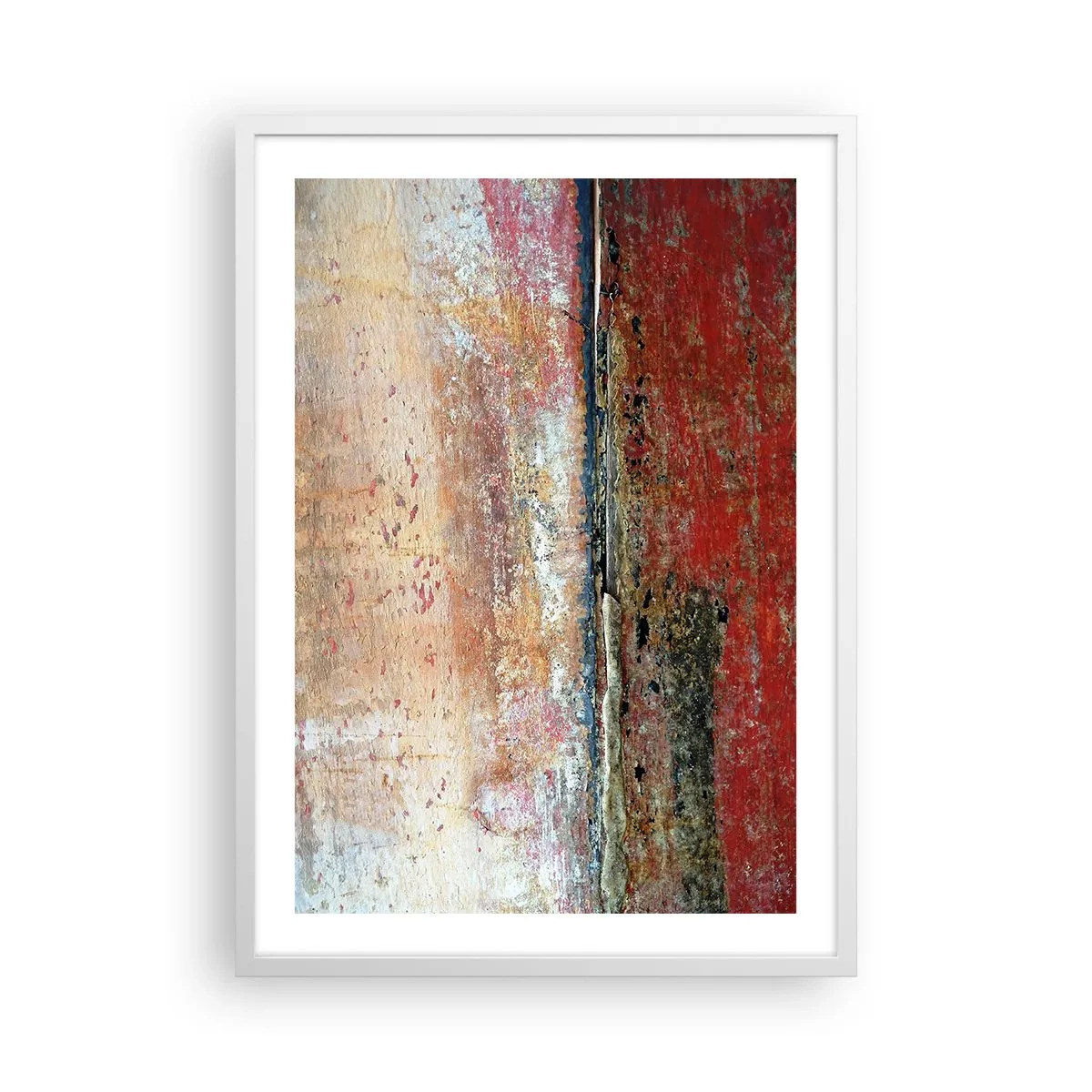 Plakat i hvid ramme - Måske er det havet - 50x70 cm