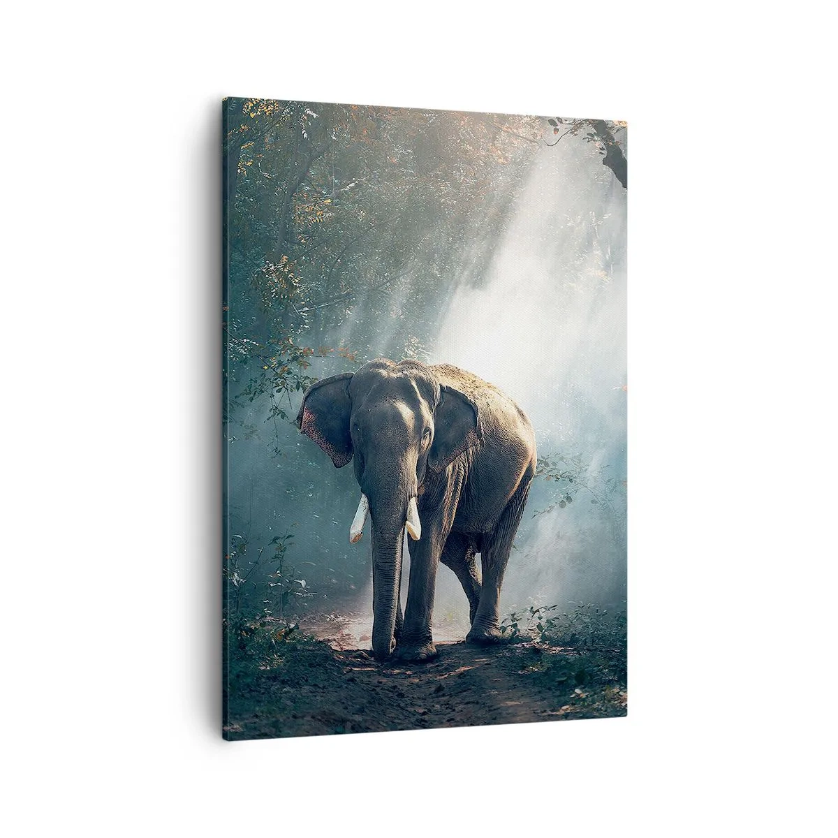 Lærredstryk - Billede på lærred - En fredelig gåtur - 50x70 cm
