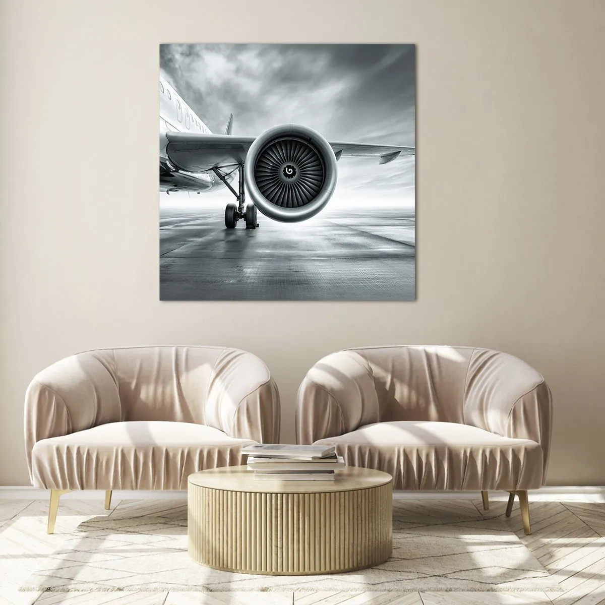 Billede på glas - Der er kraft! - 60x60 cm