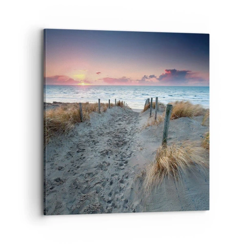 Lærredstryk - Billede på lærred - Du har udgydt en regnbue af strålende pragt.... - 70x70 cm