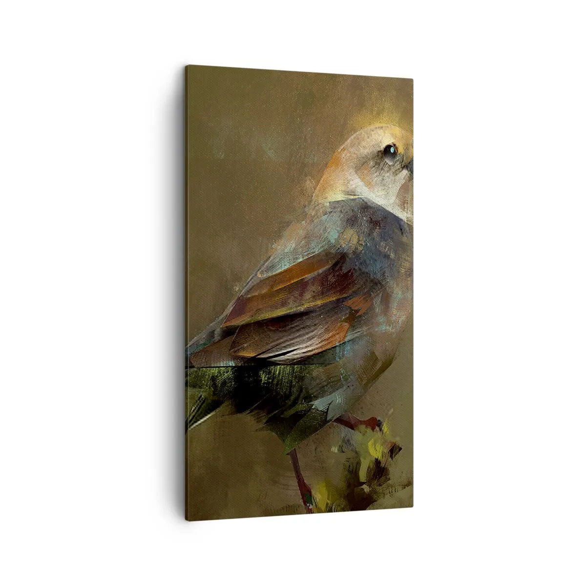 Lærredstryk - Billede på lærred - Lille spurv, lille fugl - 45x80 cm