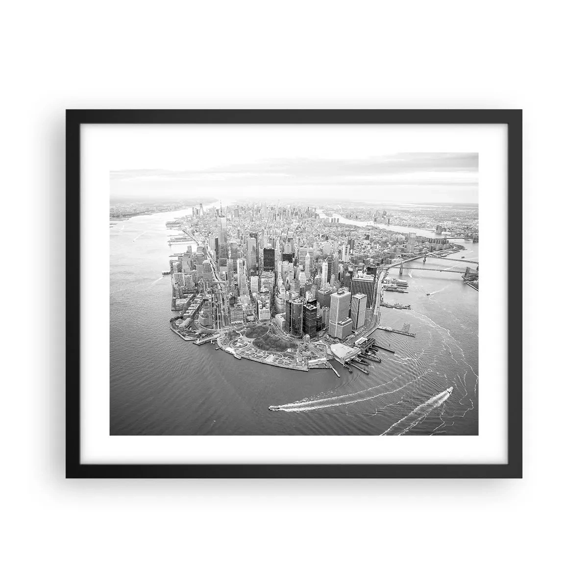 Plakat i sort ramme - Hvordan kan man ikke elske? - 50x40 cm