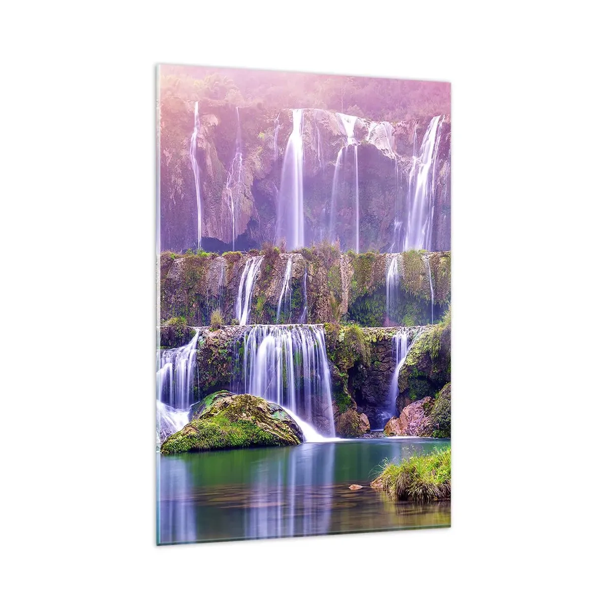 Billede på glas - Trappe til himlen - 80x120 cm