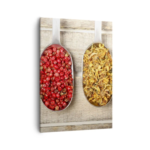 Lærredstryk - Billede på lærred - Magi i køkkenet - 50x70 cm