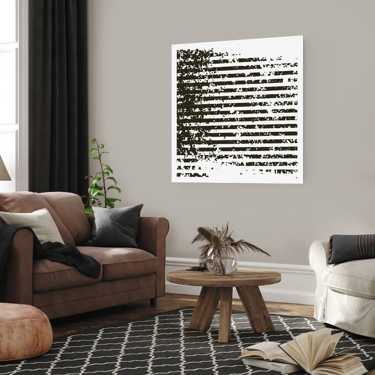 Plakat - Rytme og støj - 50x50 cm