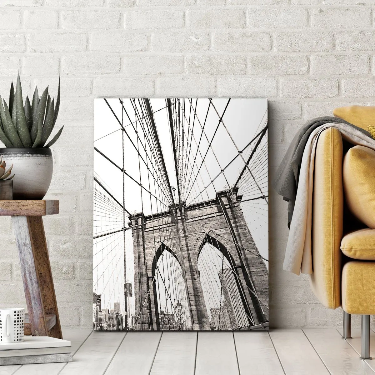 Lærredstryk - Billede på lærred - Katedralen i New York - 50x70 cm