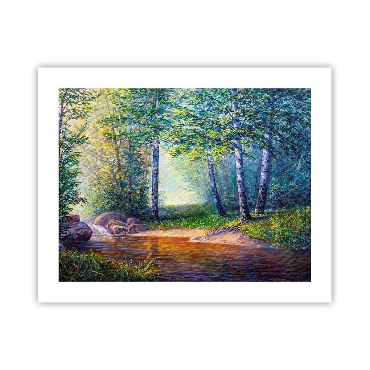 Plakat - Idylliske omgivelser - 50x40 cm