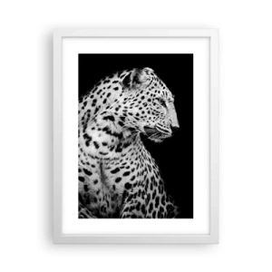 Plakat i hvid ramme - Den rigtige profil er perfekt! - 30x40 cm