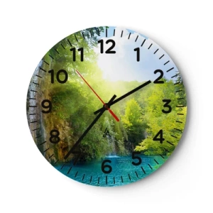 Vægur, Uret - Det må være Eden - 30x30 cm