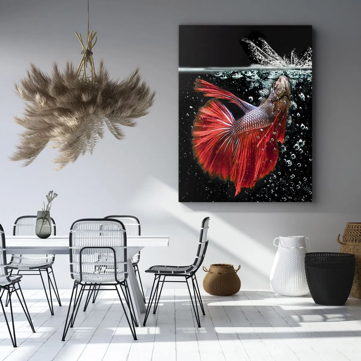 Lærredstryk - Billede på lærred - Du har tre ønsker - 50x70 cm