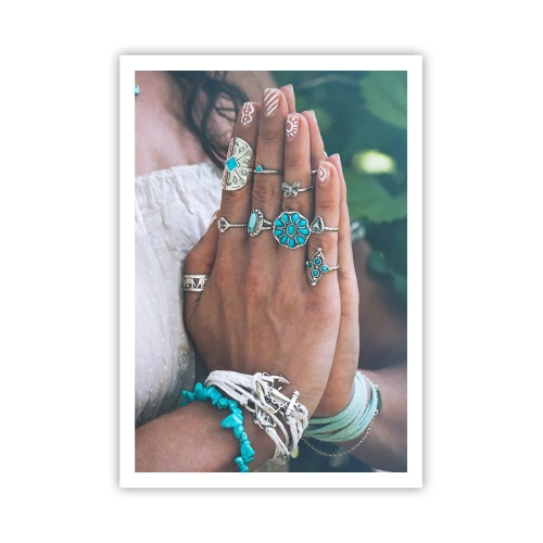 Plakat - Velkommen til værens centrum - 70x100 cm