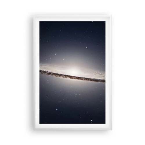 Plakat i hvid ramme - Der var engang i en galakse langt, langt borte.... - 61x91 cm