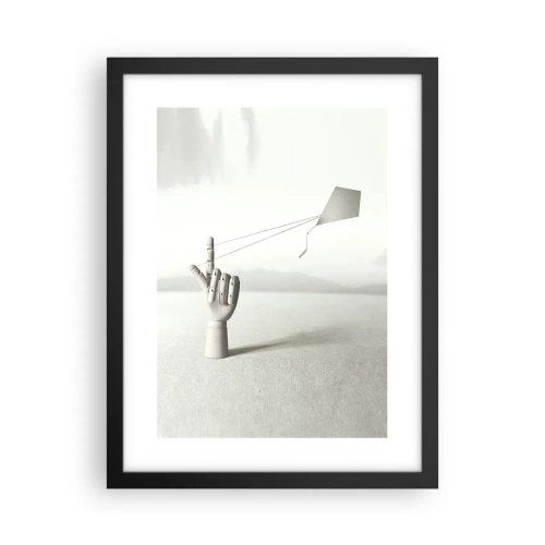 Plakat i sort ramme - Styrkeprøve - 30x40 cm