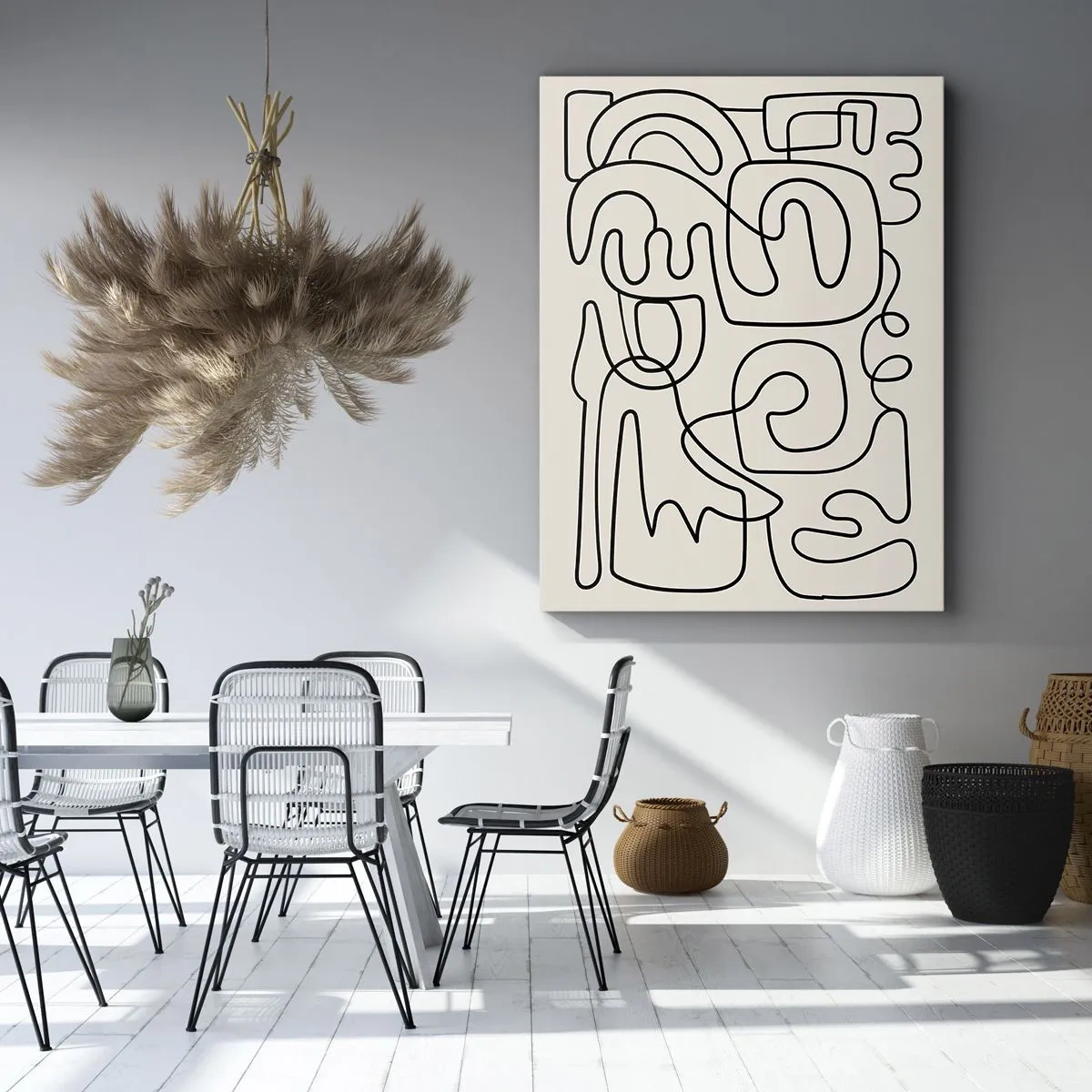 Lærredstryk - Billede på lærred - På sporet - 45x80 cm