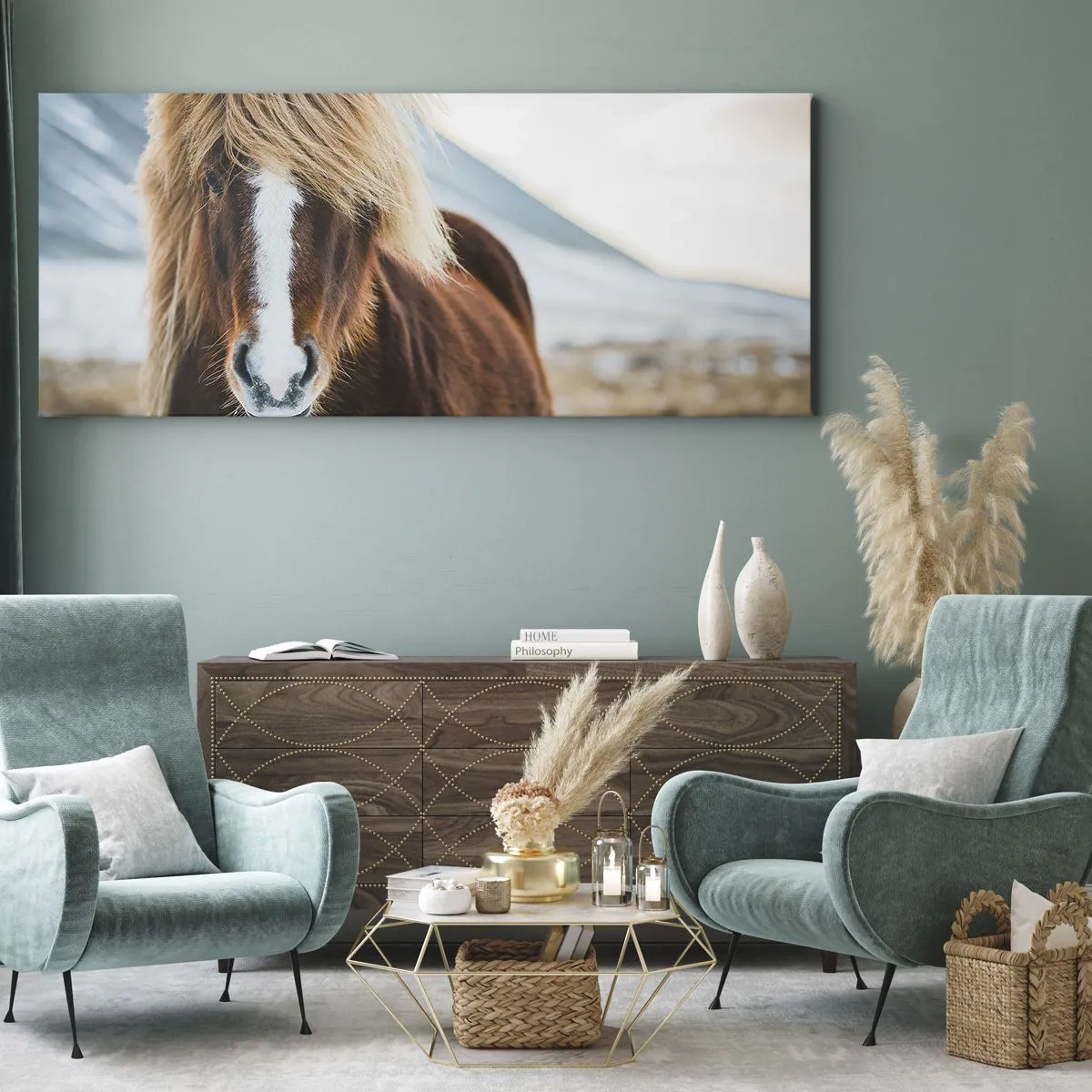 Lærredstryk - Billede på lærred - Kan du mærke friheden? - 100x40 cm