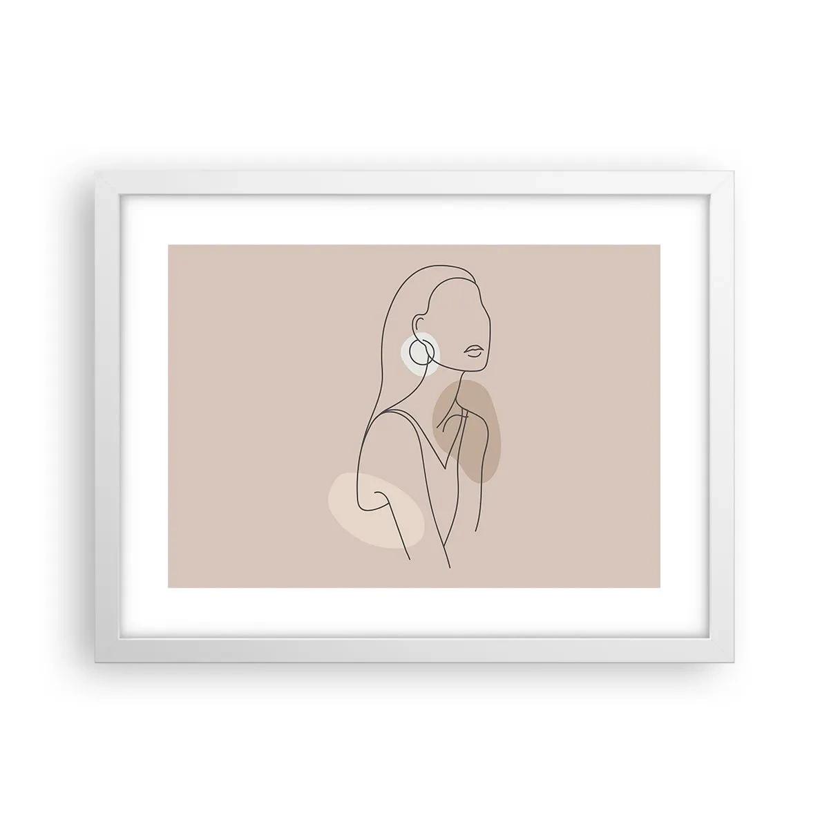 Plakat i hvid ramme - Et ikon for pigelivet - 40x30 cm
