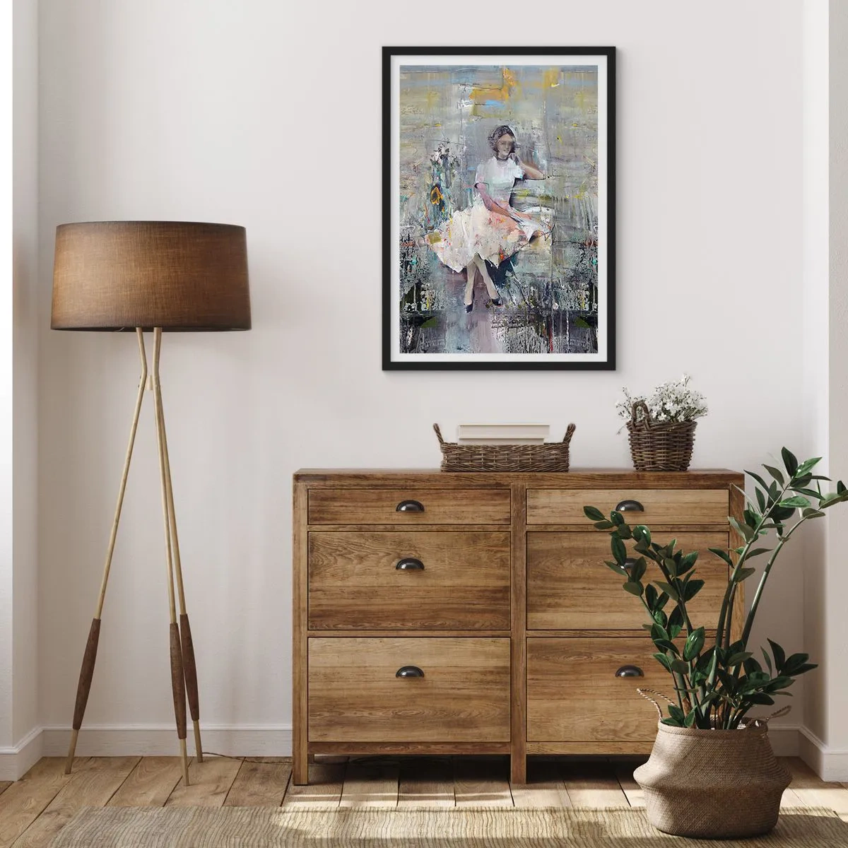 Plakat i sort ramme - Klassisk og moderne - 40x50 cm