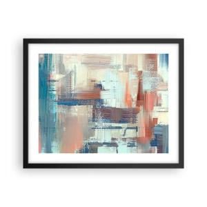 Plakat i sort ramme - At nå lyset - 50x40 cm