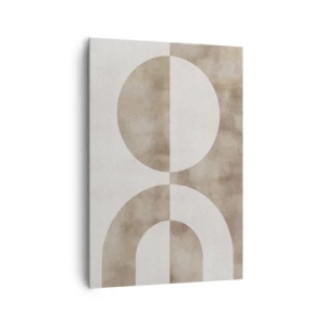 Lærredstryk - Billede på lærred - Ligheder og forskelle - 70x100 cm