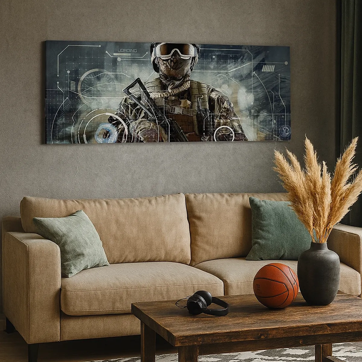 Lærredstryk - Billede på lærred - Magt til potens - 30x30 cm