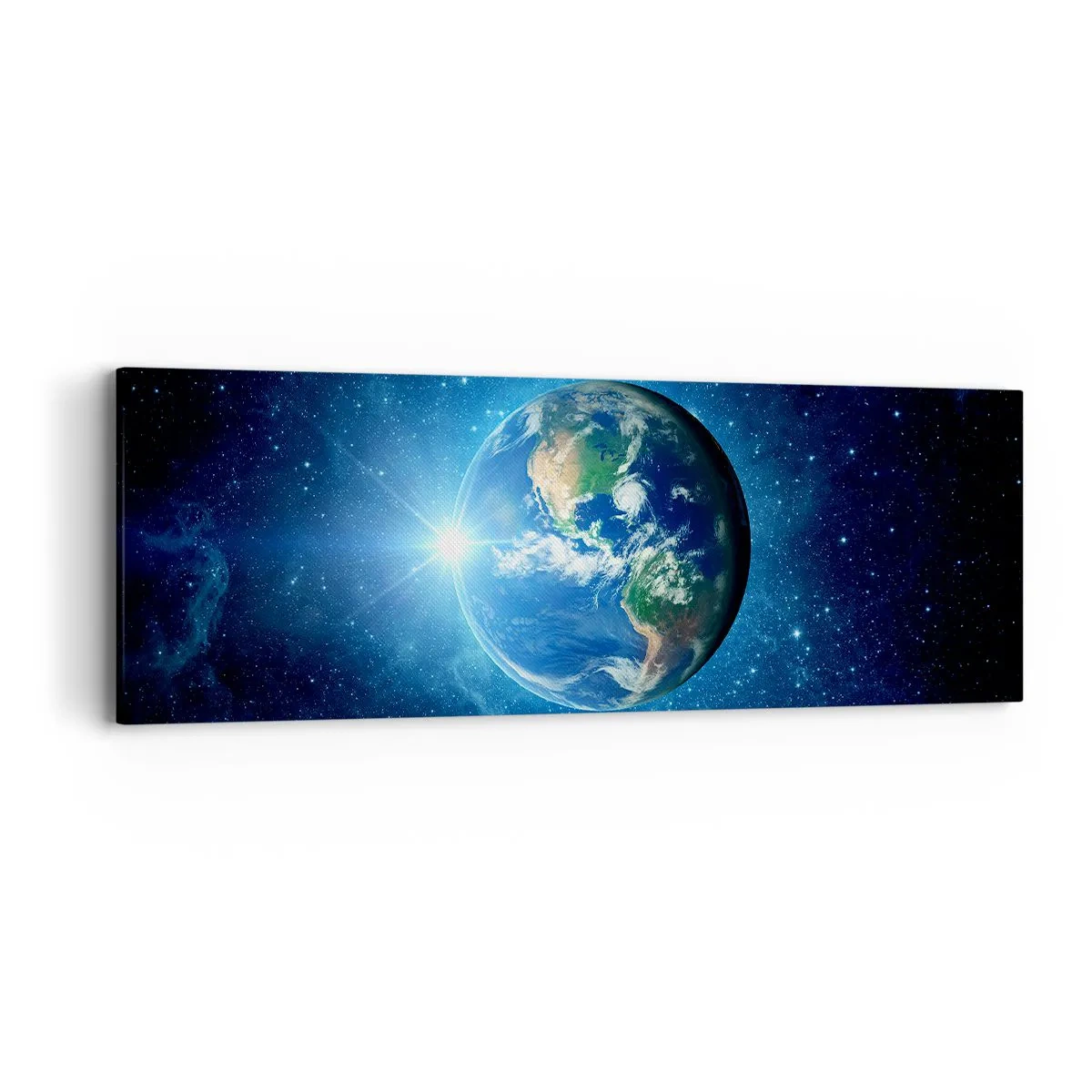 Lærredstryk - Billede på lærred - Vi er i himlen - 90x30 cm