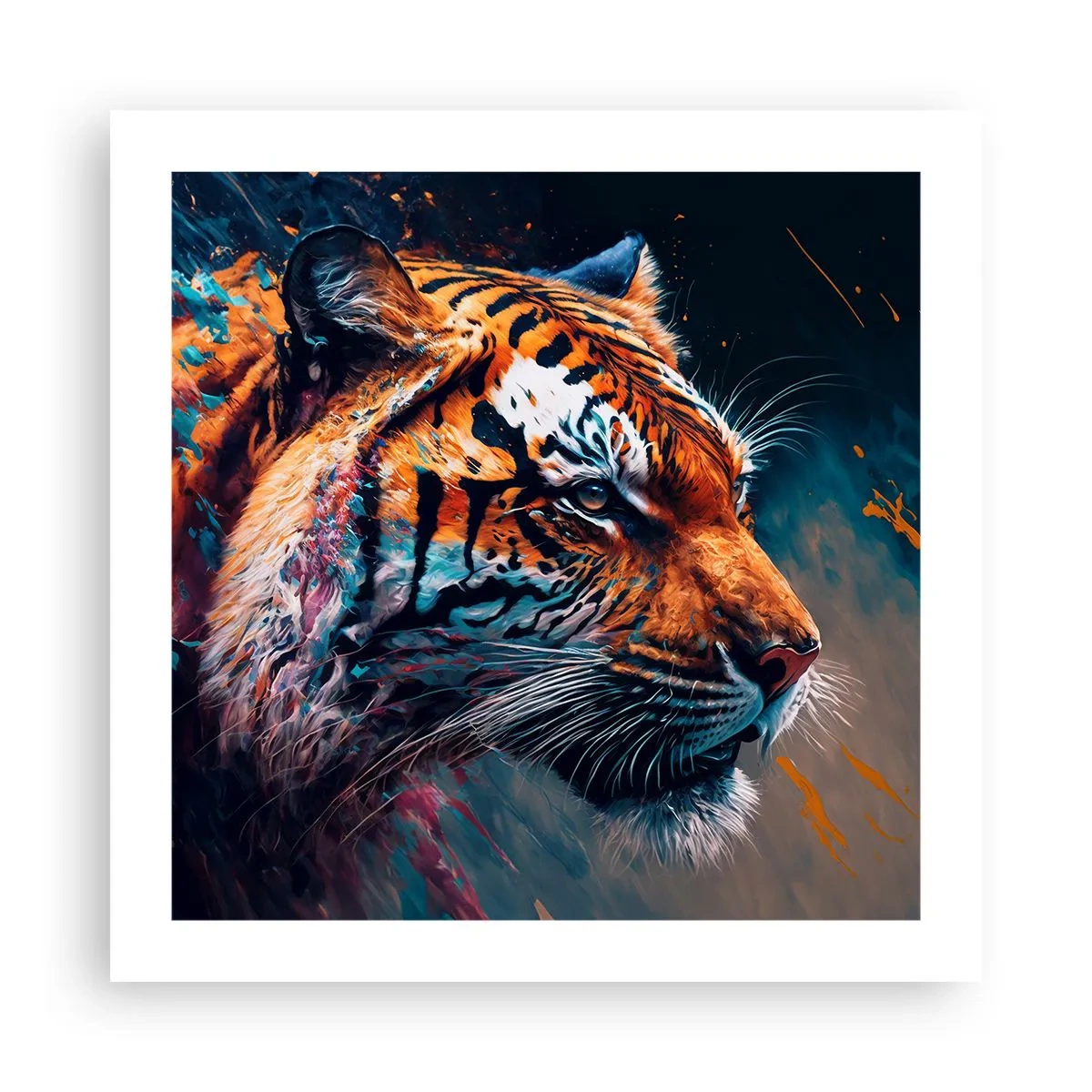 Plakat - Vild skønhed - 50x50 cm