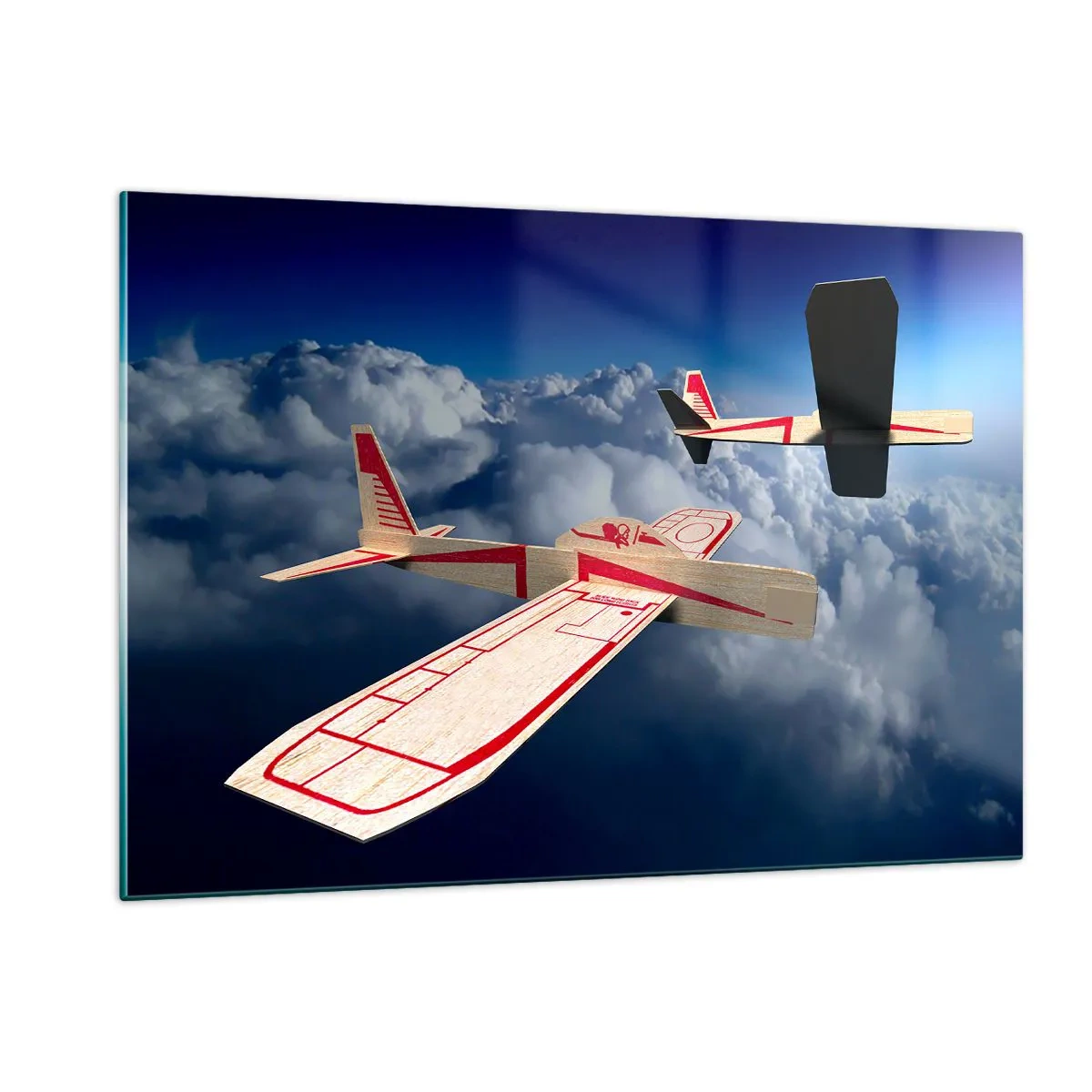 Billede på glas - Endnu højere, endnu længere - 120x80 cm