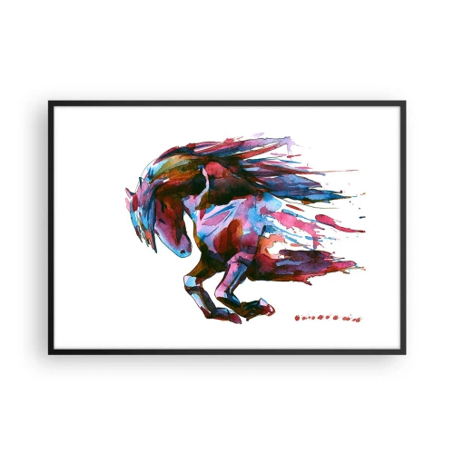 Plakat i sort ramme - I henrykkelse - 100x70 cm