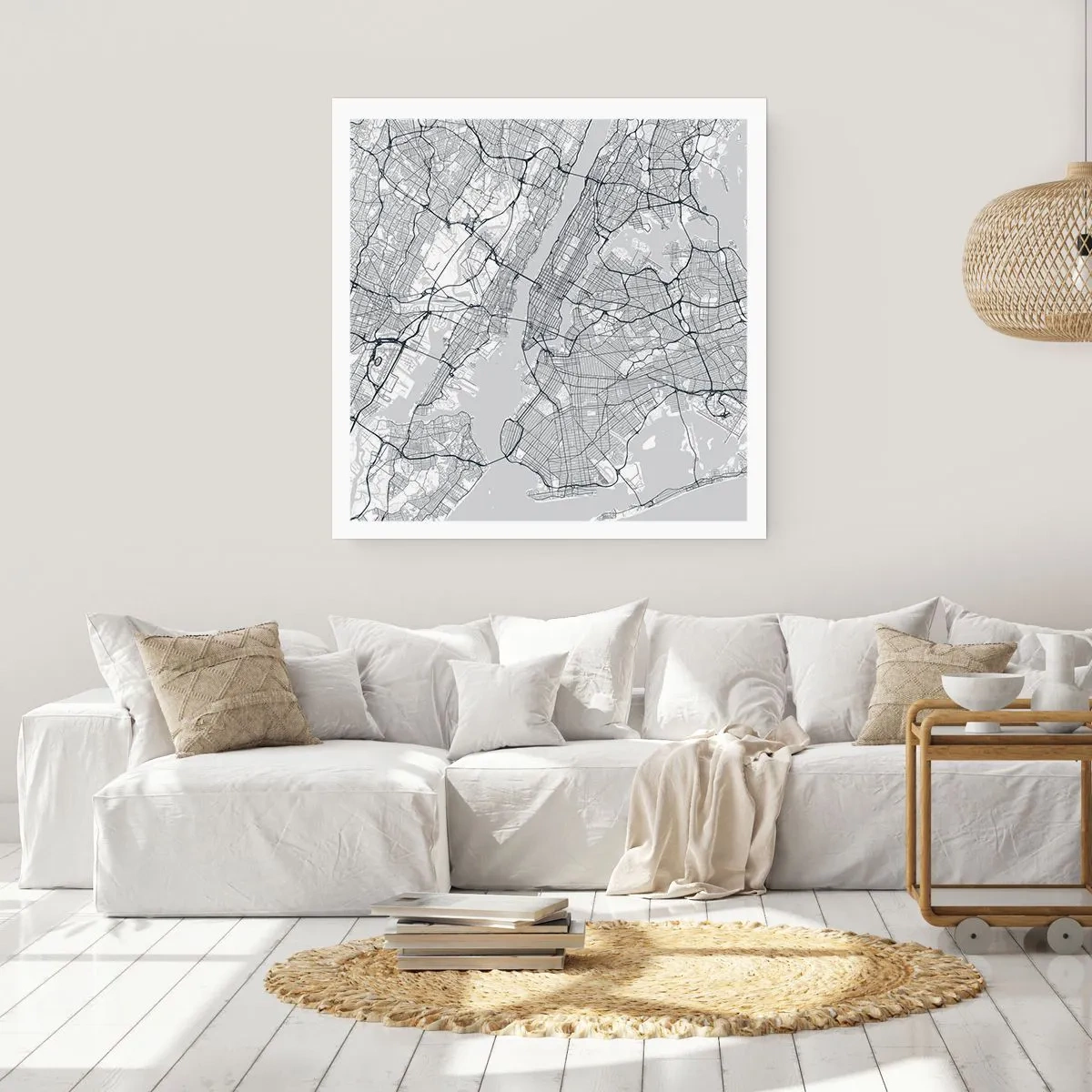 Plakat - Anatomi af en storby - 60x60 cm