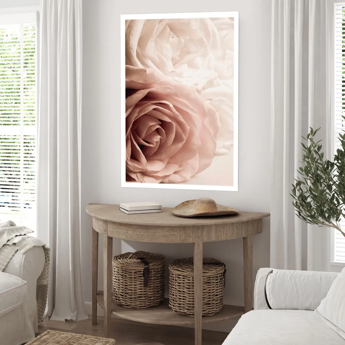 Plakat - I rosens hjerte - 40x50 cm