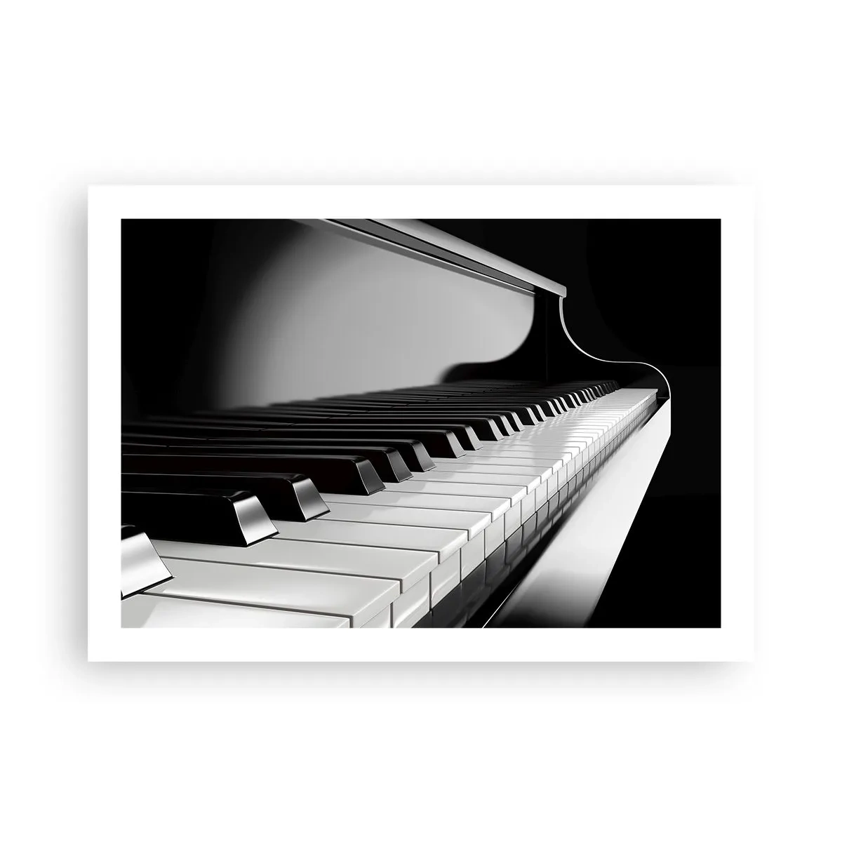 Plakat - Harmoni af former og farver - 70x50 cm