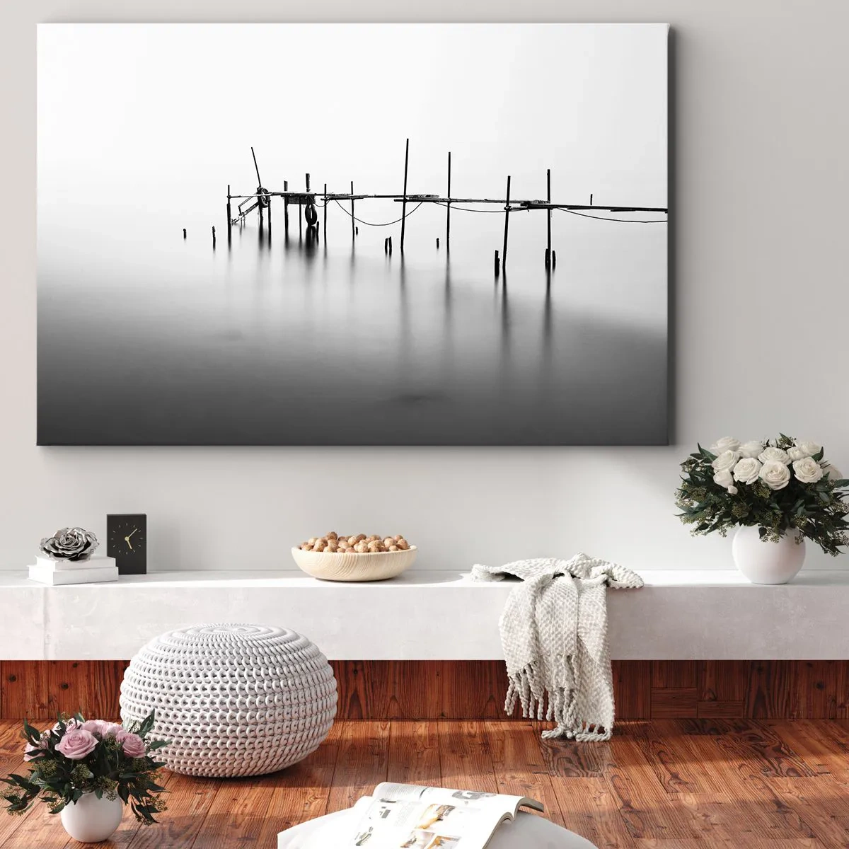 Lærredstryk - Billede på lærred - Hvad nu, hvis verden ikke eksisterer? - 100x70 cm